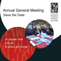 Website tile saying Annual General Meeting Save the Date. 30 October 2024, 5:30 pm. In person and online.